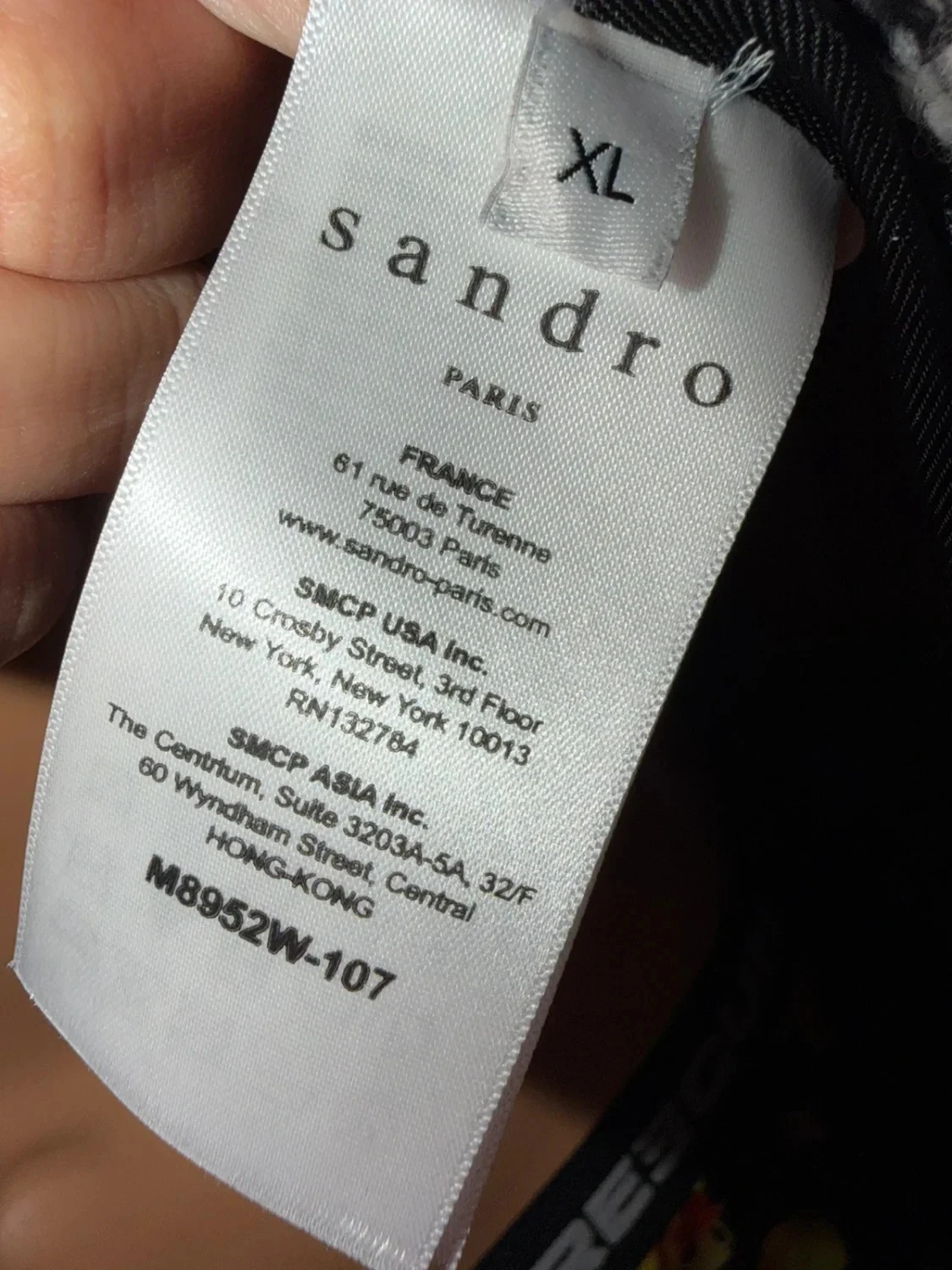 Men's long Sandro coat never worn size xl – photo 9